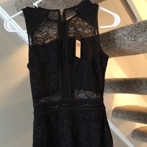Guess black lace dress